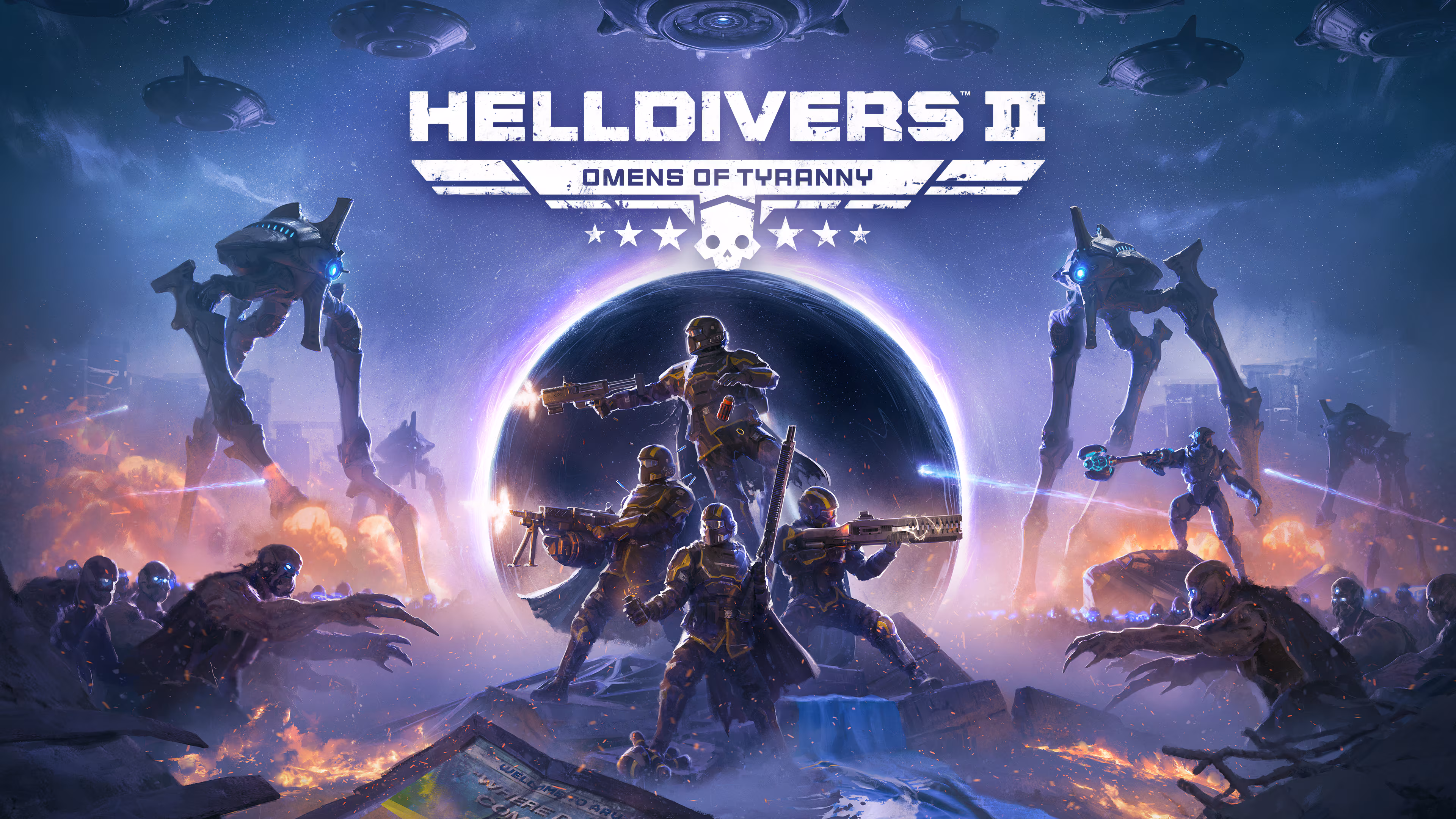 Helldiver armor sets on mannequins